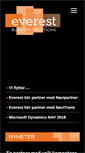 Mobile Screenshot of everest.se